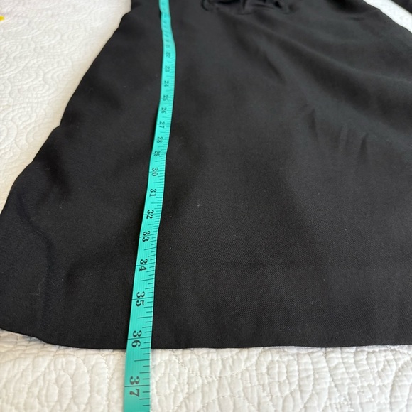 J. Crew Black Ruffled Dress Wool blend size 6 - Picture 6 of 11